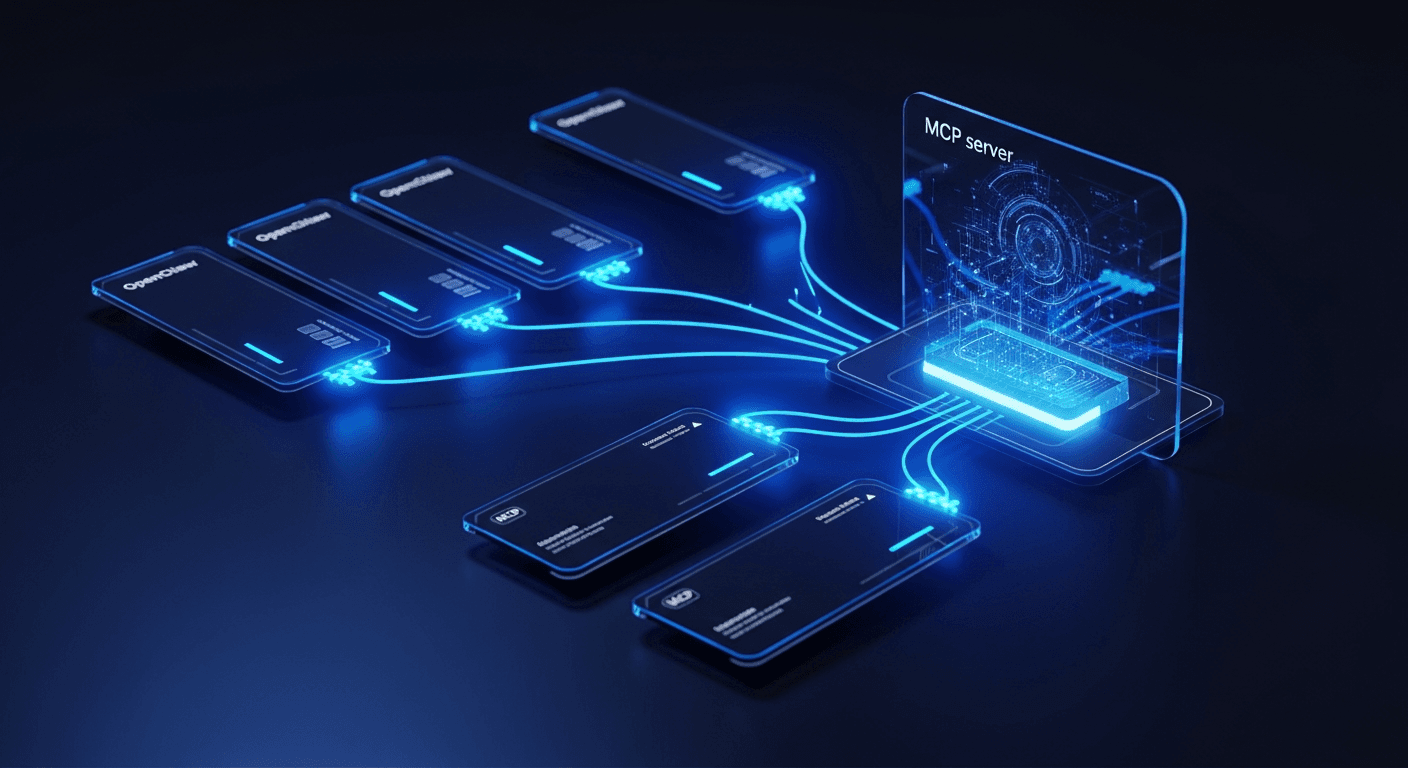 XreplyAI connected to OpenClaw running inside a Telegram chat window