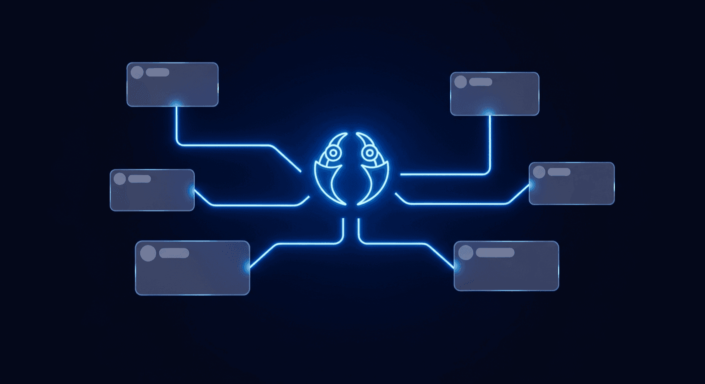 OpenClaw self-hosted AI gateway connecting WhatsApp Telegram and Discord to AI agents