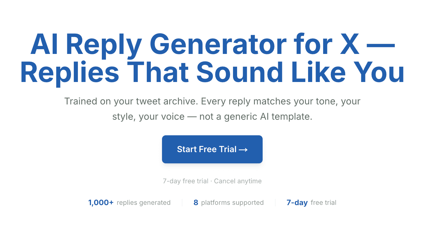 XreplyAI demo