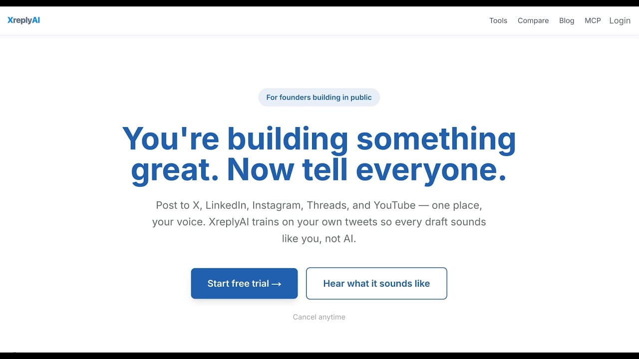 XreplyAI demo video thumbnail