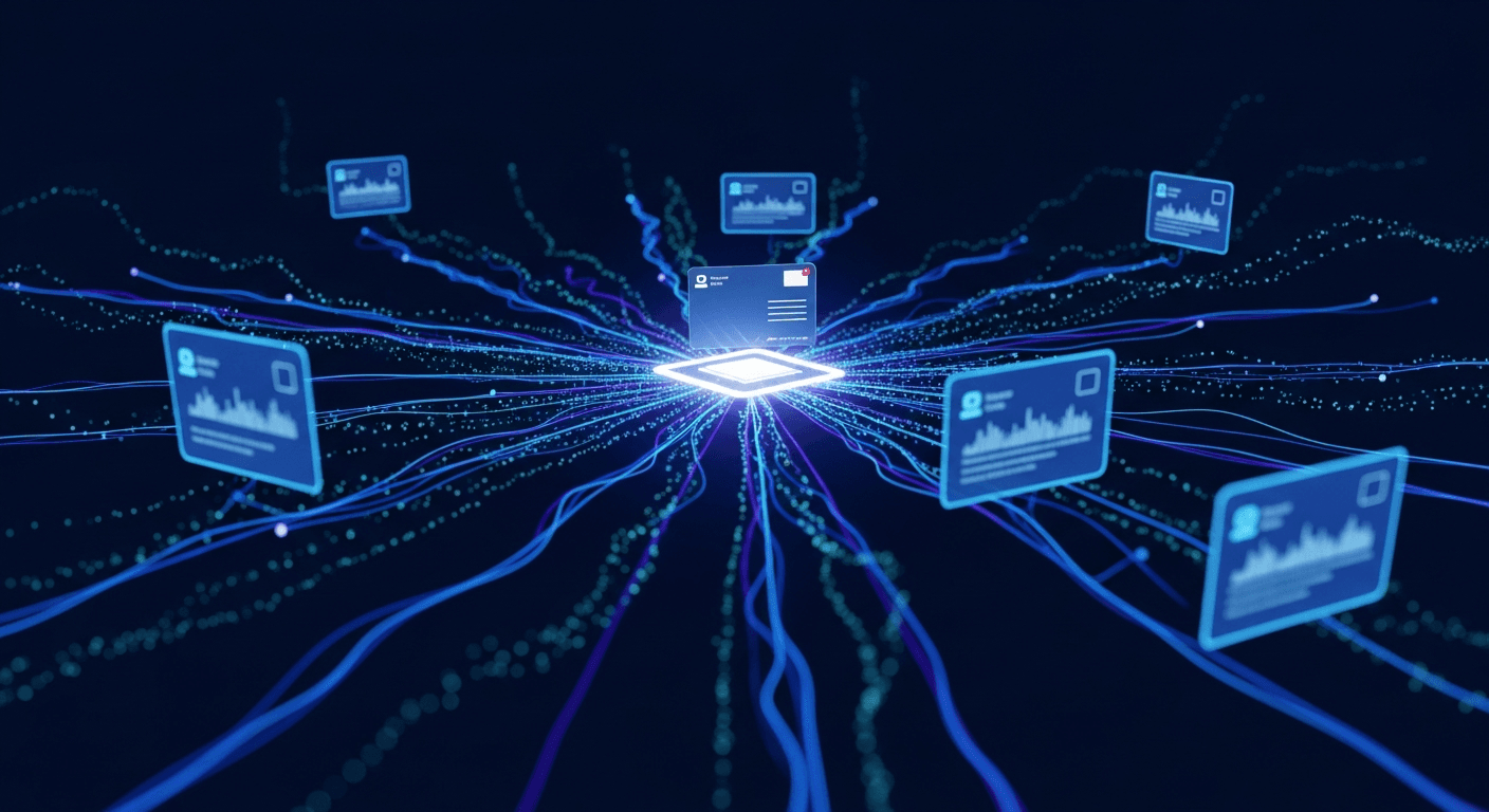 Abstract neural network visualization of the X Twitter algorithm