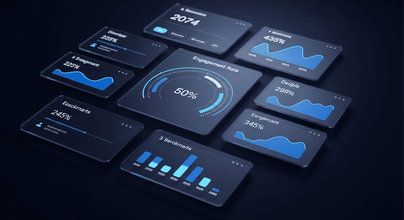 What Is a Good Engagement Rate on X in 2025? Benchmarks Bar chart showing X engagement rate benchmarks by follower tier in 2025