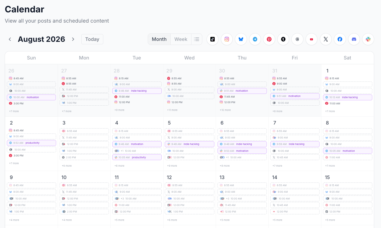 Calendar