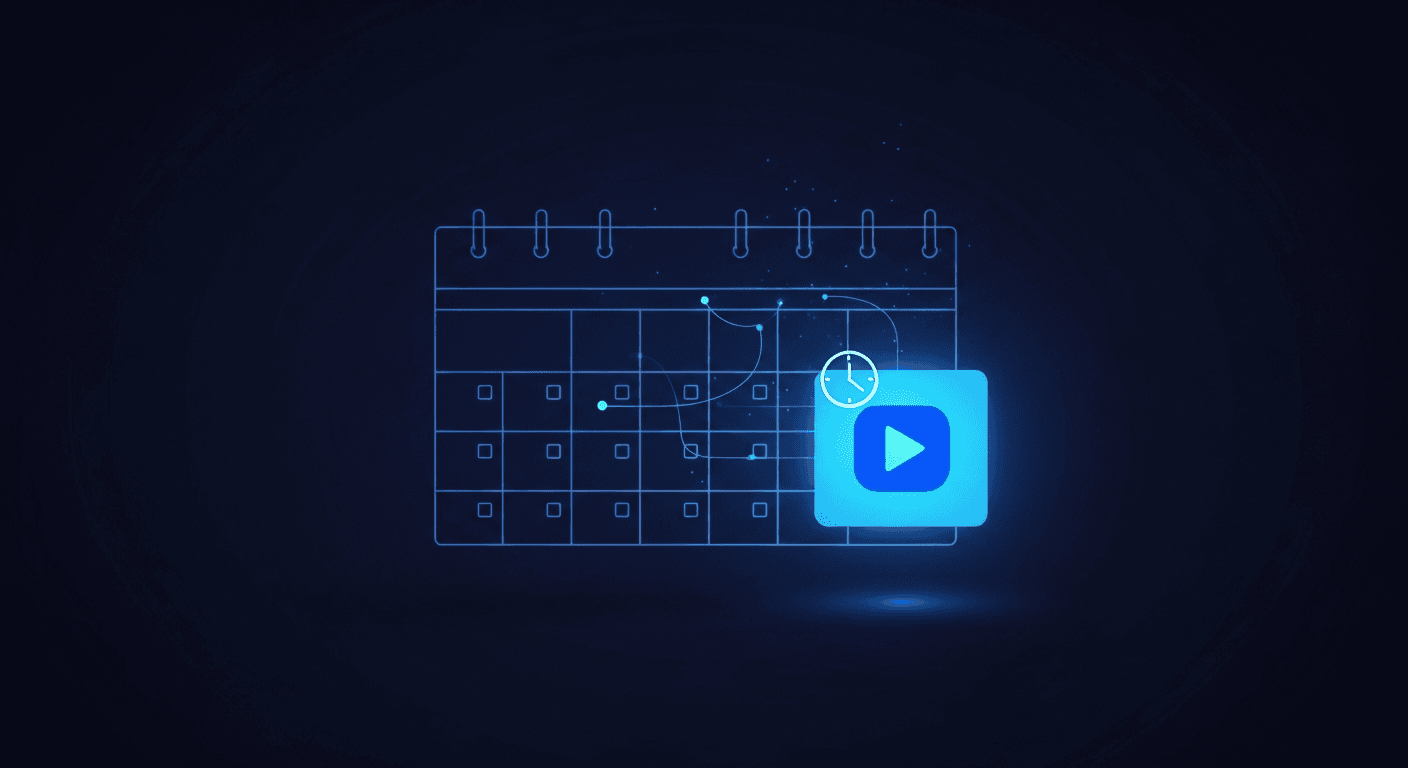 Can You Schedule a Post on TikTok? (2026) Content calendar showing scheduled TikTok posts alongside other social media platforms