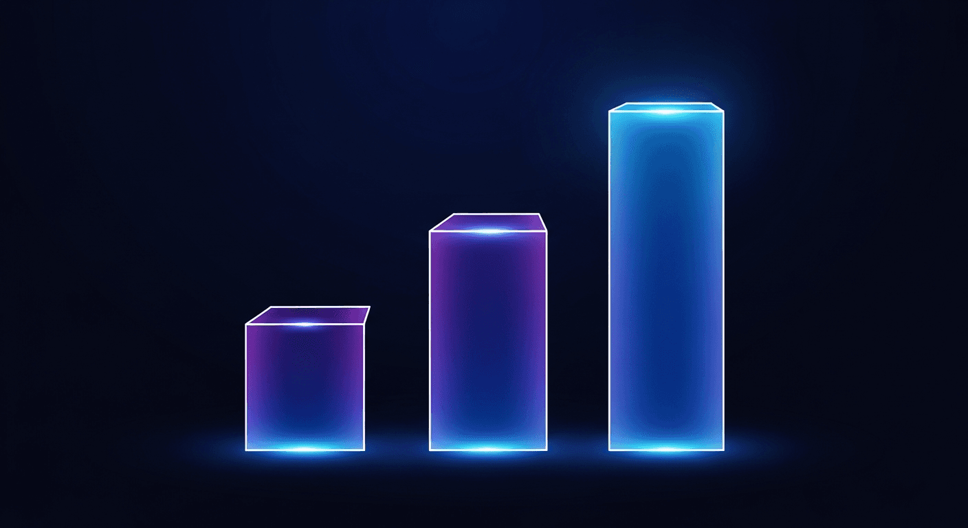 Dark mode tiered pricing chart comparing three X Premium subscription levels with electric blue accents